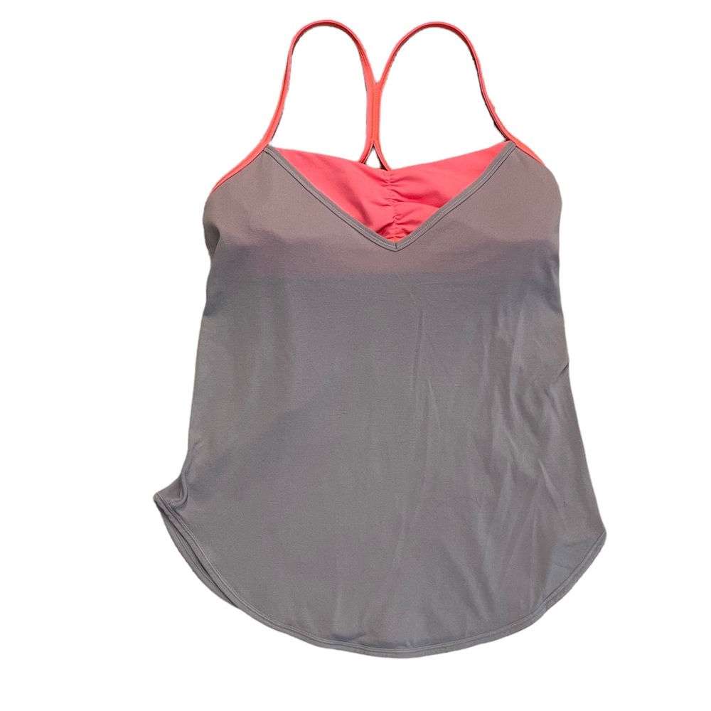 LuLuLemon Gray Tank Top with Built In Bra Size 6